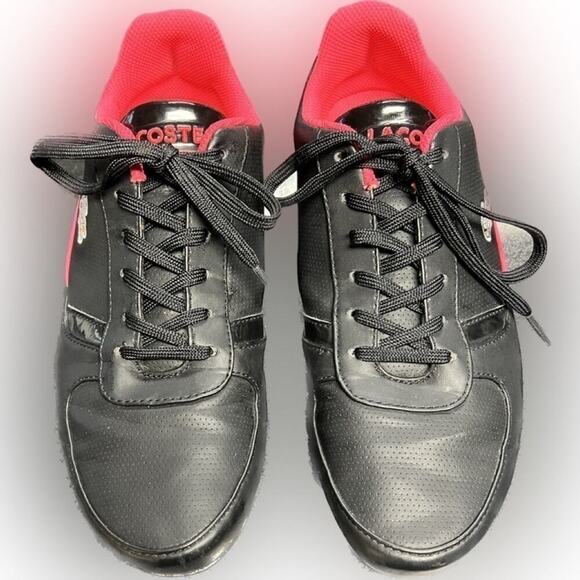 LACOSTE WOMENS LACE UP SNEAKER SIZE 7 MINT - Picture 1 of 5